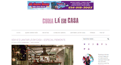 Desktop Screenshot of comalaemcasa.com.br