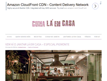 Tablet Screenshot of comalaemcasa.com.br
